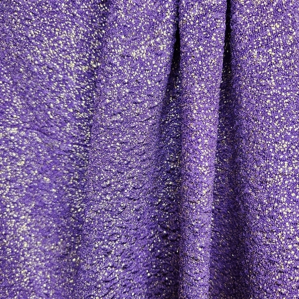 Area Stars NWT Purple Glitter Mini Dress Size Medium - Picture 3 of 8